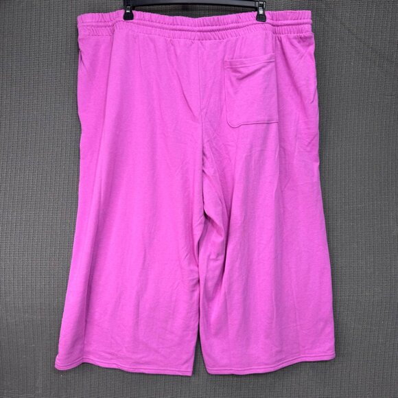 Terra & Sky 3X (24W-26W) TS Knit Capri Pants Orchid Shimmer - Picture 2 of 8